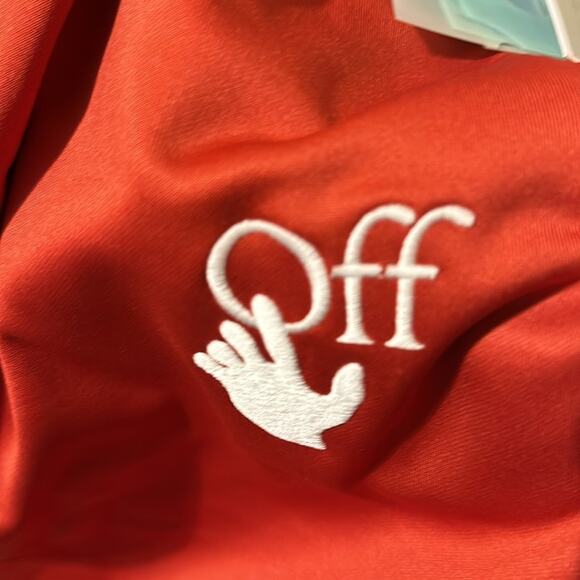 OFF-WHITE™ Brick Red Shorts M - Picture 10 of 16